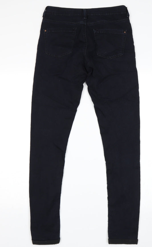 Topshop Womens Blue   Skinny Jeans Size 28 in L32 in
