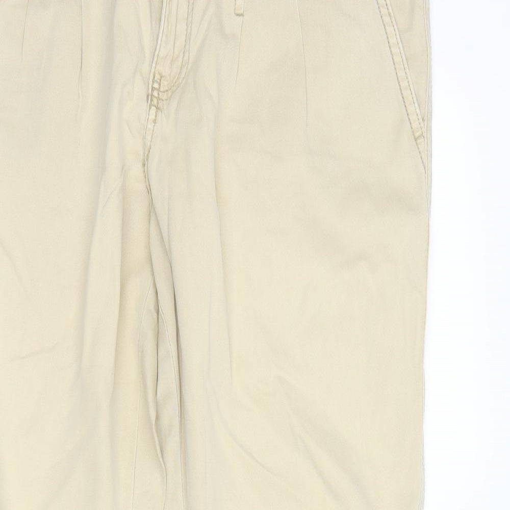 New Look Womens Beige   Boyfriend Jeans Size 14 L27 in