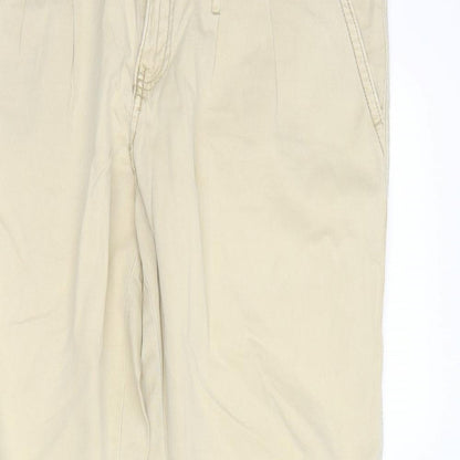 New Look Womens Beige   Boyfriend Jeans Size 14 L27 in