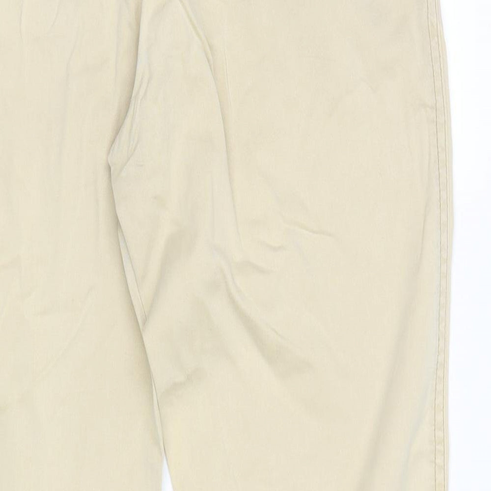 New Look Womens Beige   Boyfriend Jeans Size 14 L27 in