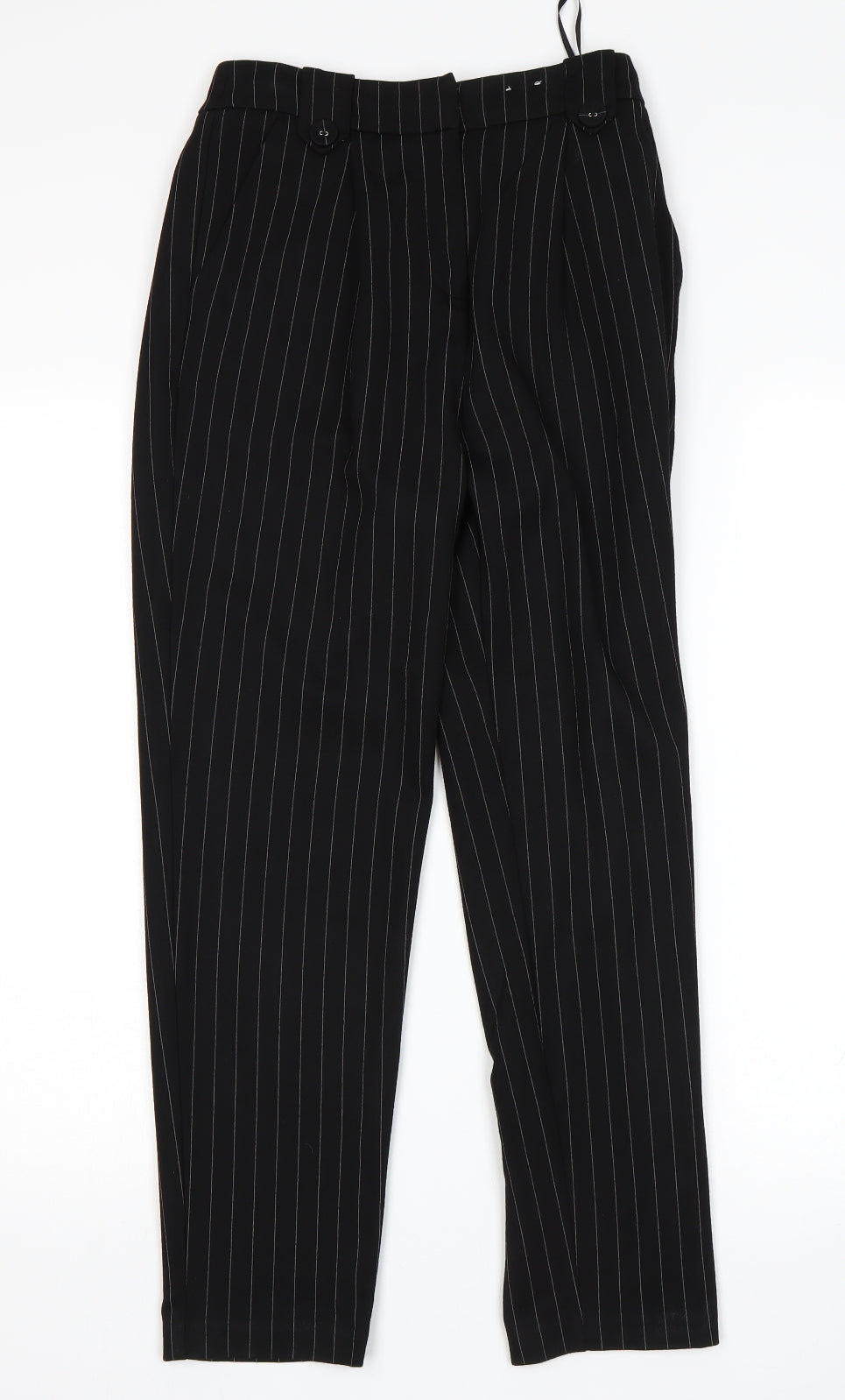 F&F Womens Black   Trousers  Size 6 L26 in