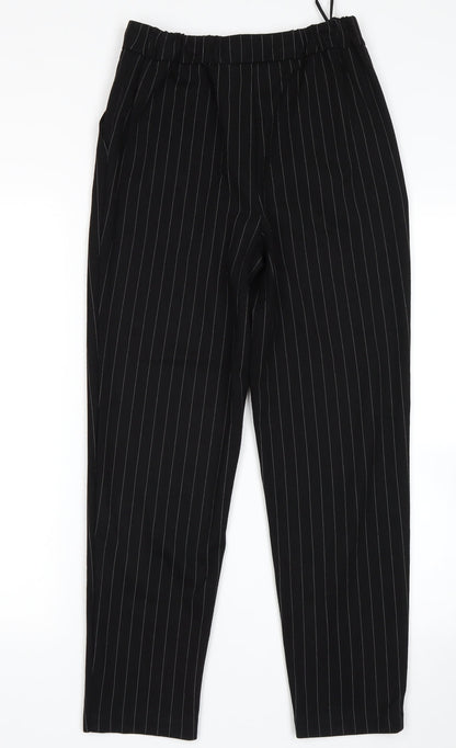 F&F Womens Black   Trousers  Size 6 L26 in