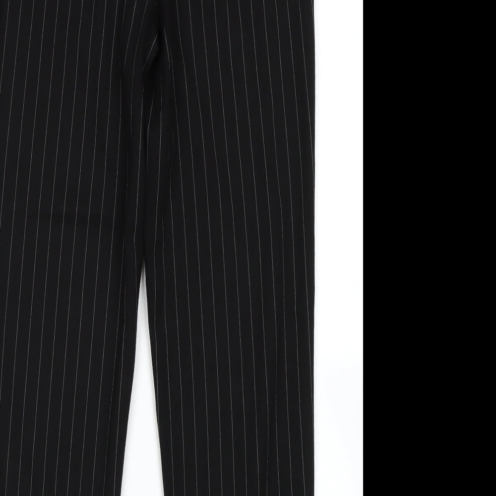 F&F Womens Black   Trousers  Size 6 L26 in