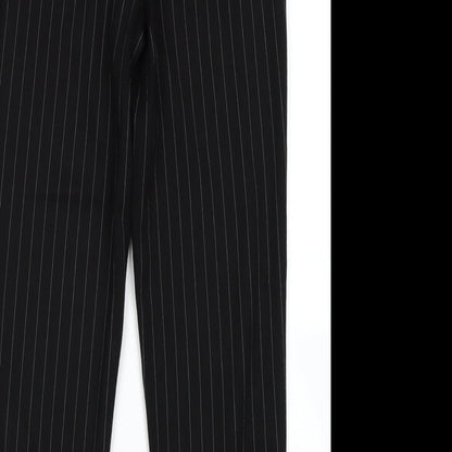 F&F Womens Black   Trousers  Size 6 L26 in