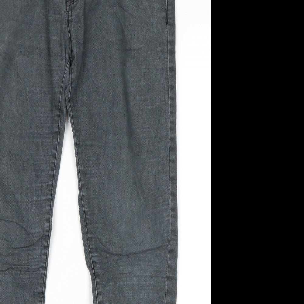 Womens UK Size 32 in H&M Regular Fit Skinny Grey Jeans