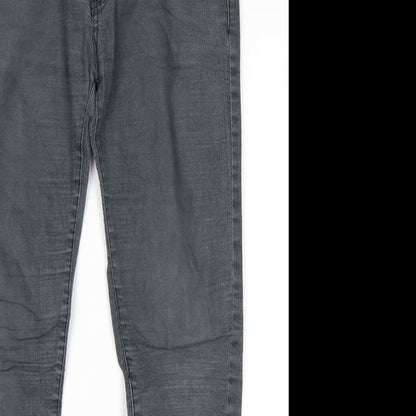 Womens UK Size 32 in H&M Regular Fit Skinny Grey Jeans