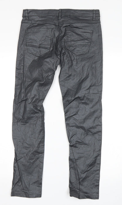 Pocopiano Girls Silver   Skinny Jeans Size 12-13 Years