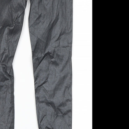 Pocopiano Girls Silver   Skinny Jeans Size 12-13 Years