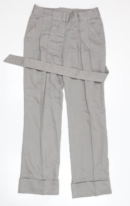 Top Secret Womens Grey   Trousers  Size 8 L30 in