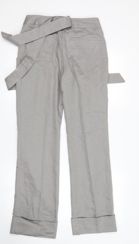 Top Secret Womens Grey   Trousers  Size 8 L30 in