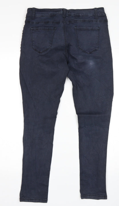 Sixte Womens Blue   Skinny Jeans Size XL L28 in