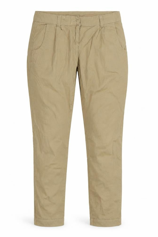 Womens UK Size 10 Internacionale Regular Fit Chino Beige Trousers