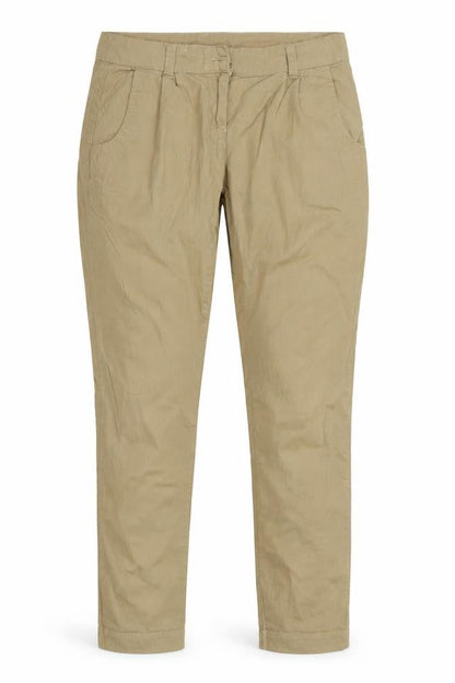 Womens UK Size 10 Internacionale Regular Fit Chino Beige Trousers