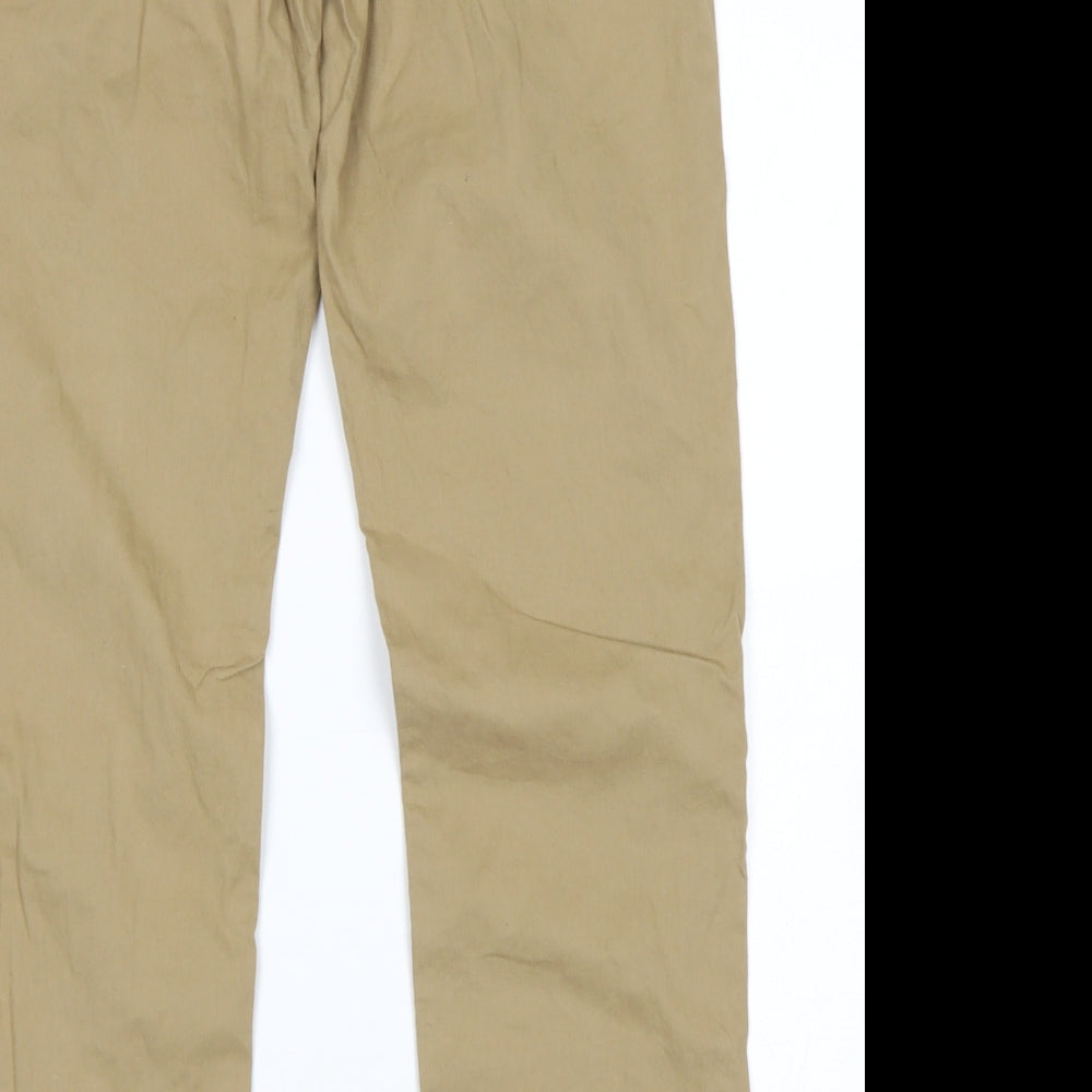 Womens UK Size 10 Internacionale Regular Fit Chino Beige Trousers