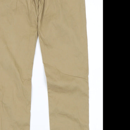 Womens UK Size 10 Internacionale Regular Fit Chino Beige Trousers