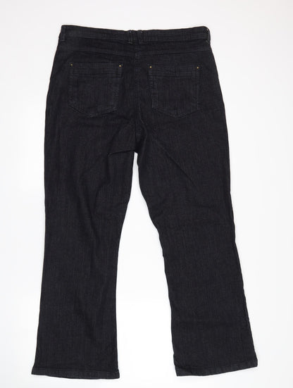 BHS Womens Blue   Bootcut Jeans Size 16 L28 in