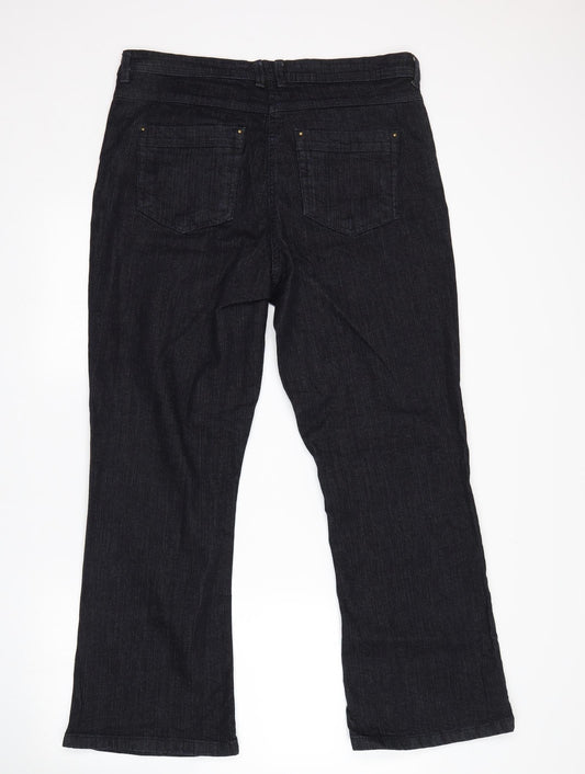 BHS Womens Blue   Bootcut Jeans Size 16 L28 in