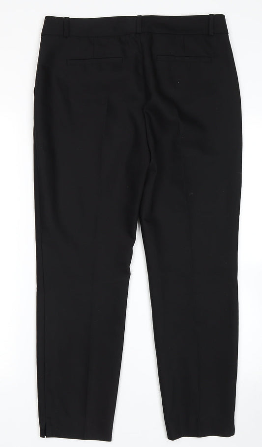 Hallhubner Womens Black   Trousers  Size 10 L26 in
