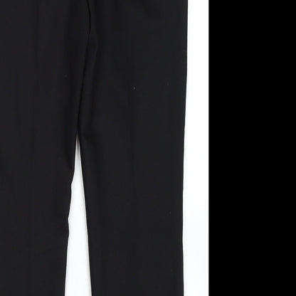 Hallhubner Womens Black   Trousers  Size 10 L26 in
