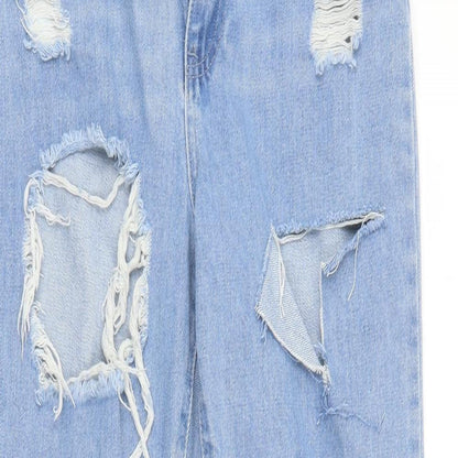 riot Womens Blue  Denim Mom Jeans Size 6 L29 in