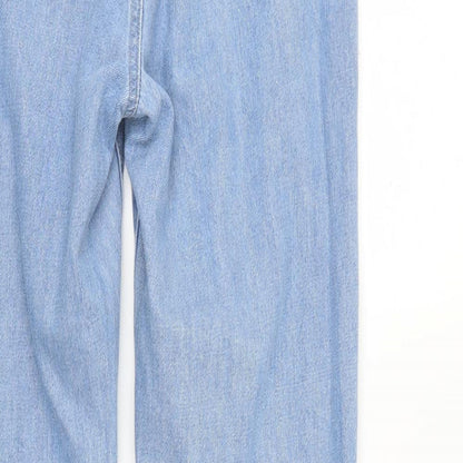 riot Womens Blue  Denim Mom Jeans Size 6 L29 in