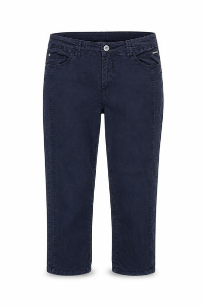 Womens UK Size 10 Canda Regular Fit Cropped Blue Jeans