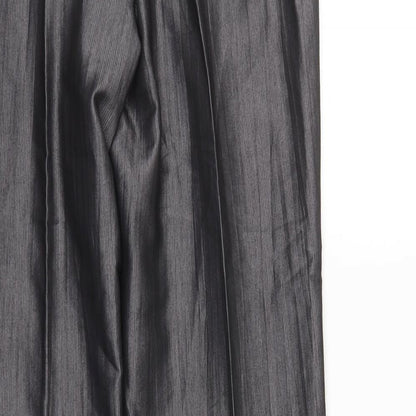 Gary Weber Womens Grey Striped  Trousers  Size 14 L32 in