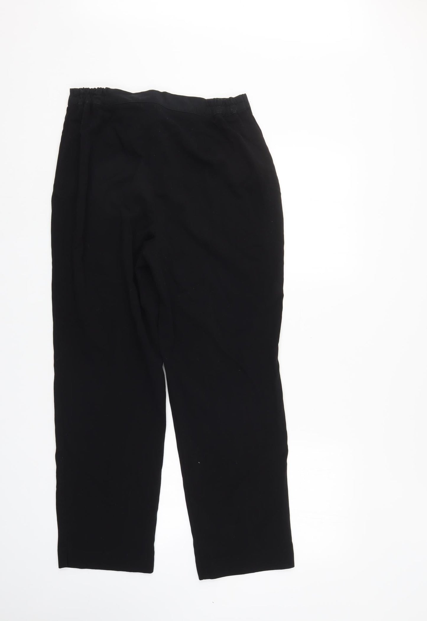 Womens UK Size 12 MARISOTA Regular Fit  Black Trousers