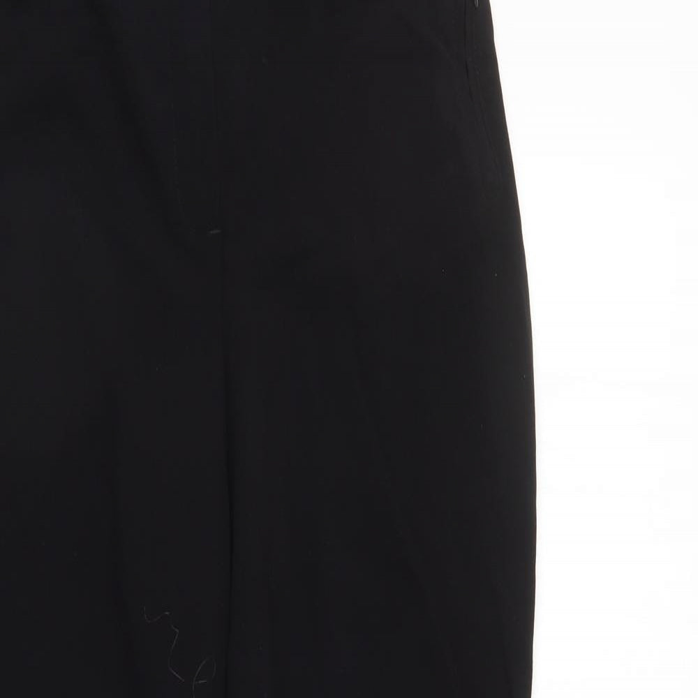 Womens UK Size 12 MARISOTA Regular Fit  Black Trousers