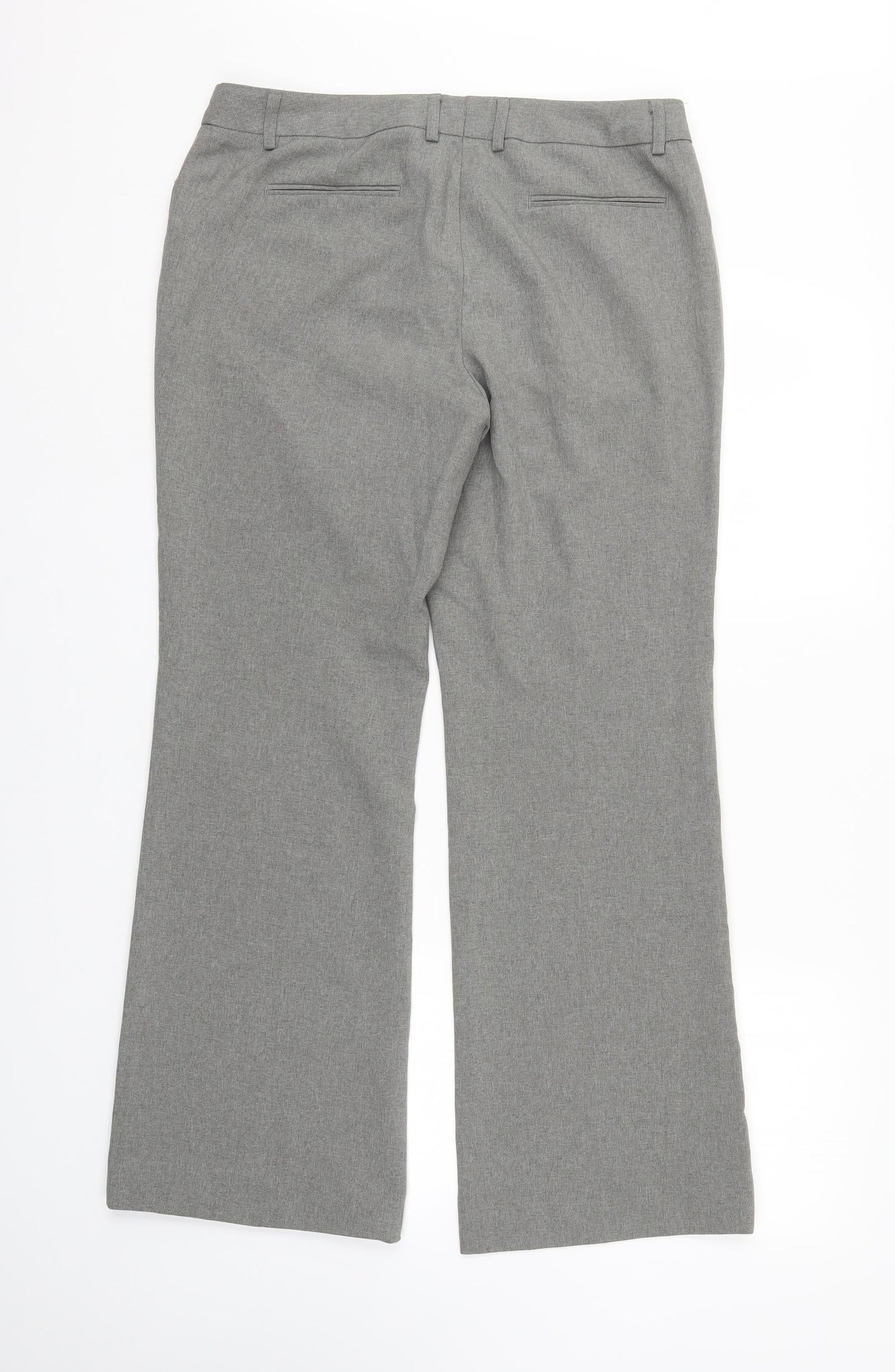 Laura Scott Womens Grey   Trousers  Size 14 L30 in