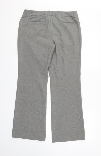 Laura Scott Womens Grey   Trousers  Size 14 L30 in