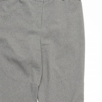 Laura Scott Womens Grey   Trousers  Size 14 L30 in