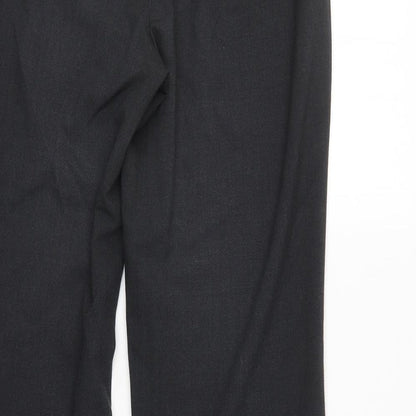 Womens UK Size 12 Marks and Spencer Regular Fit  Grey Trousers