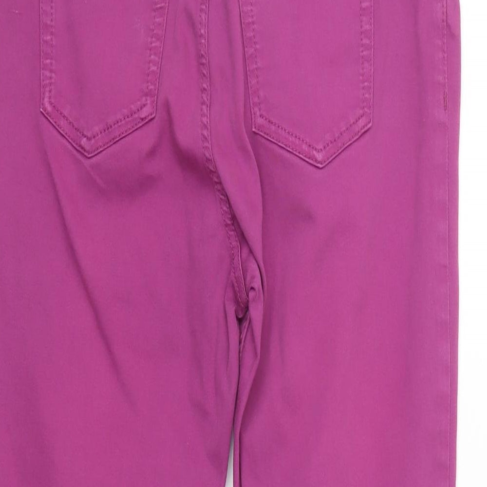 M&S Womens Purple  Denim Skinny Jeans Size 10 L21 in