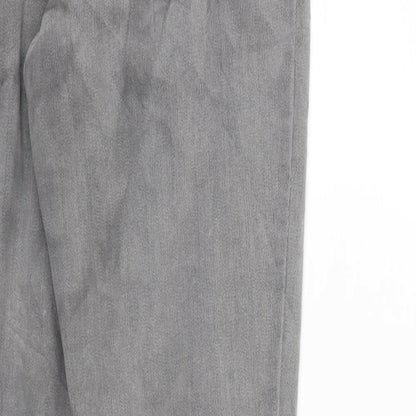 DENIM CO Womens Grey  Denim Tapered Jeans Size 6 L28 in