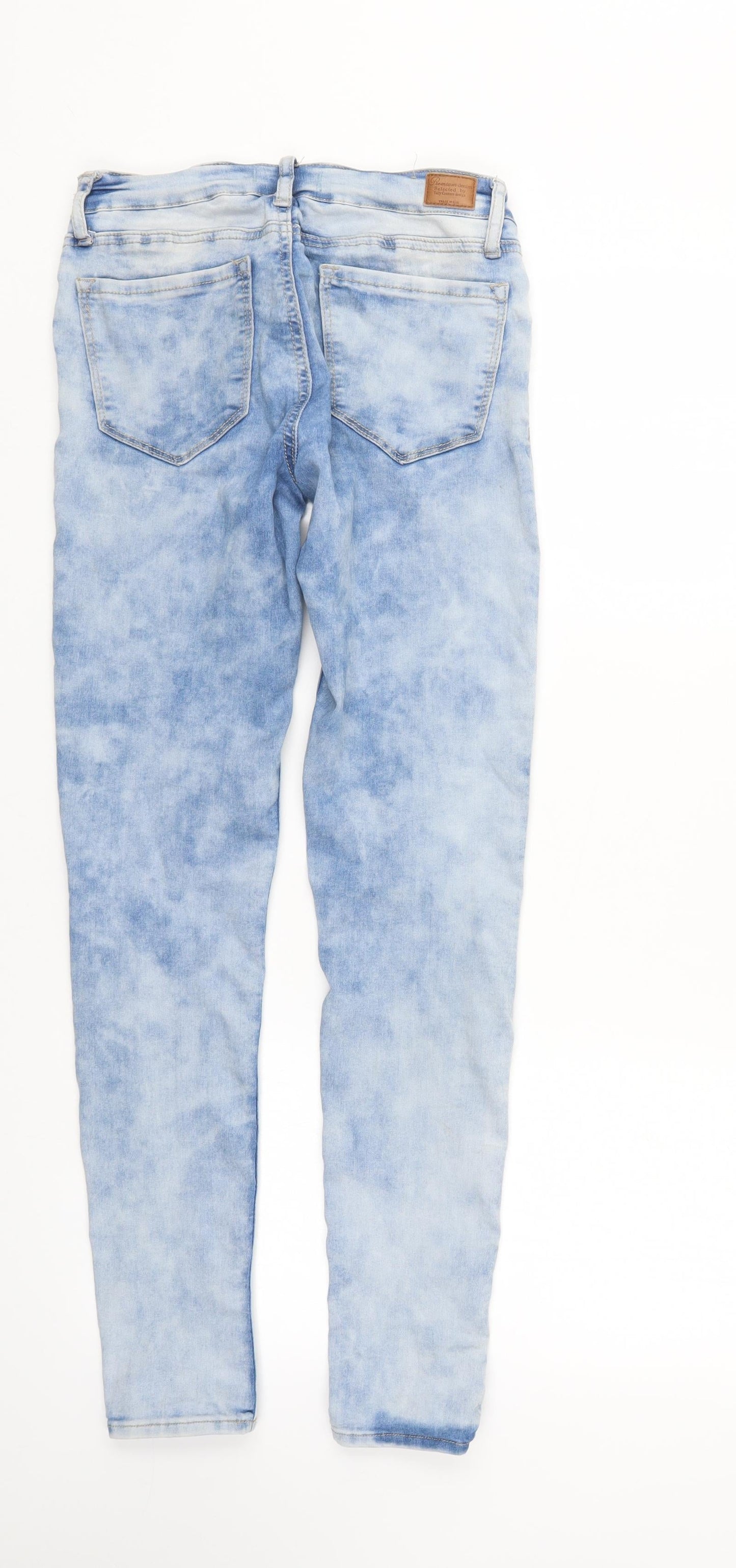 Womens UK Size 8 TALLY WEiJL Regular Fit Tapered Blue Jeans