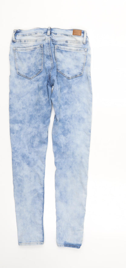 Womens UK Size 8 TALLY WEiJL Regular Fit Tapered Blue Jeans
