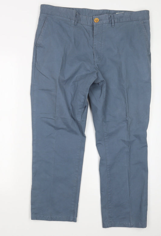 Debenhams Mens Blue   Trousers  Size 37 in L25 in