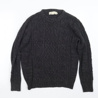 Womens UK Size S H&M Grey Pullover Jumper