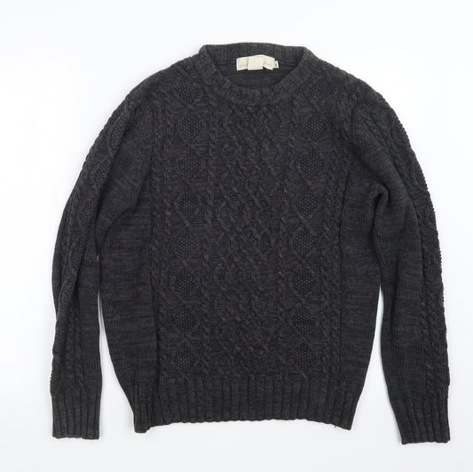 Womens UK Size S H&M Grey Pullover Jumper