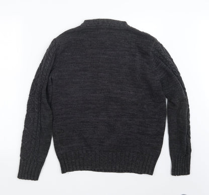 Womens UK Size S H&M Grey Pullover Jumper