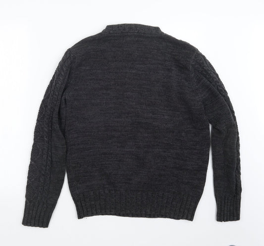 Womens UK Size S H&M Grey Pullover Jumper