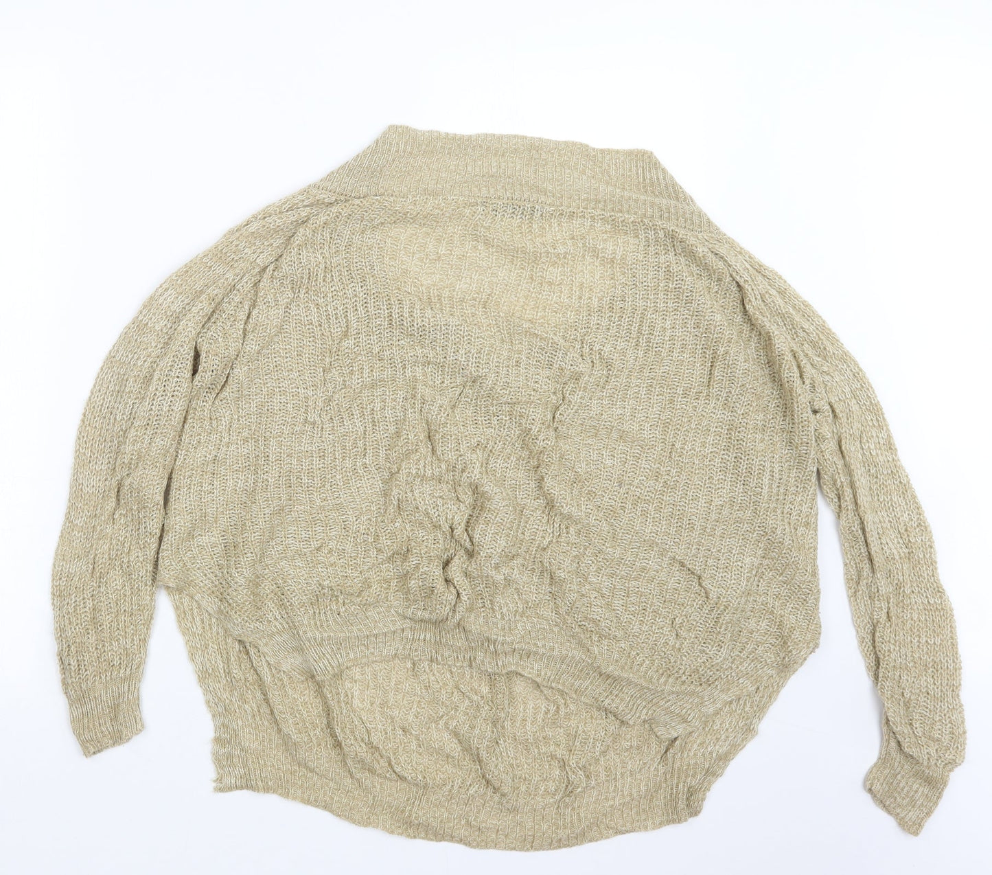 SheIn Womens Beige  Knit Pullover Jumper Size M