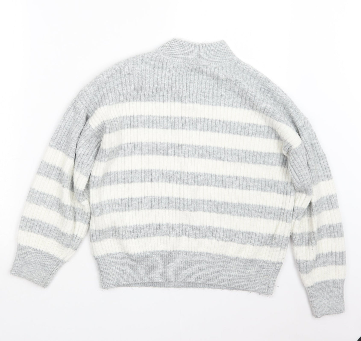 George Womens Grey  Knit Pullover Jumper Size 8