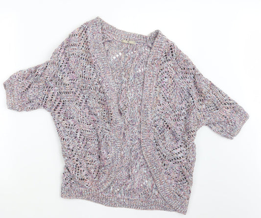 TU Womens Purple  Knit Cardigan Jumper Size 12