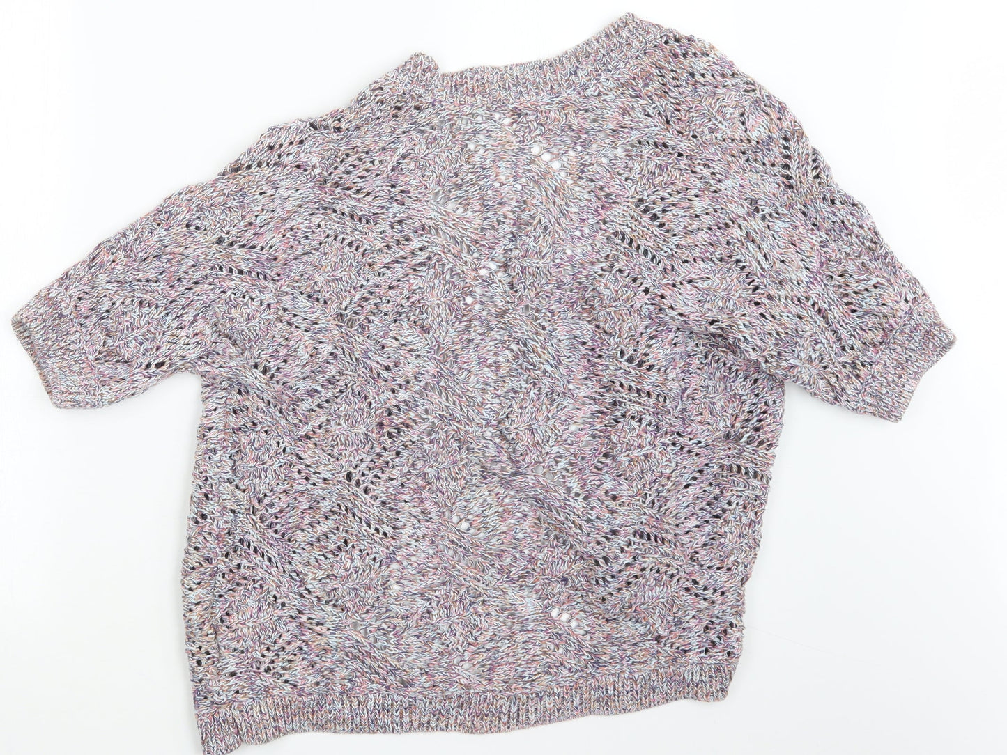 TU Womens Purple  Knit Cardigan Jumper Size 12