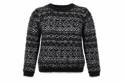 Womens UK Size XS C&A Black Pullover Jumper
