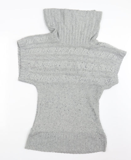 Womens UK Size 10 Matalan Grey Pullover Jumper