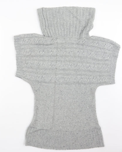 Womens UK Size 10 Matalan Grey Pullover Jumper