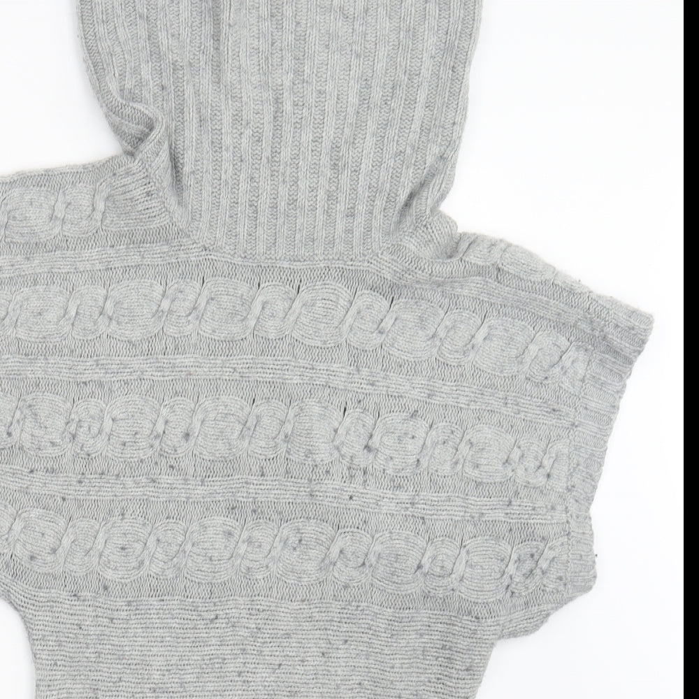 Womens UK Size 10 Matalan Grey Pullover Jumper